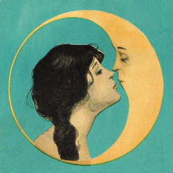 vintagegal:  Illustration from the cover of Dear Old Dixie Moon songbook c. 1920