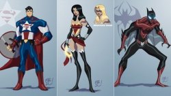 comic-view:  Alternate superheroes! Captain