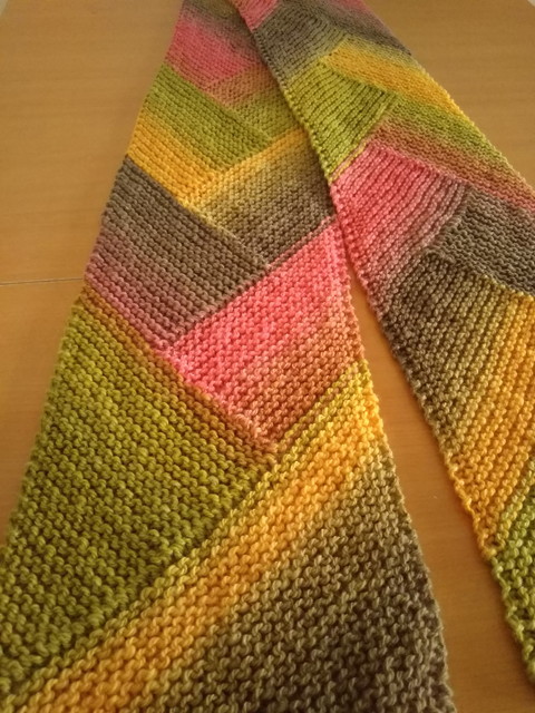 length: 200 cm width: 22 cmRavelry: Pioneer Braid Scarf pattern by Catherine Ryanwww.ravelry