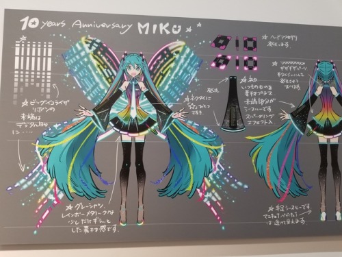 Was in Nakano Broadway and stumbled across an exhibit celebrating Miku’s 10th anniversary. @oh