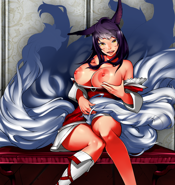 sexybossbabes:  League of Legends SEXY BABE AHRI &lt;3 Hentai// SEXYBOSSBABES