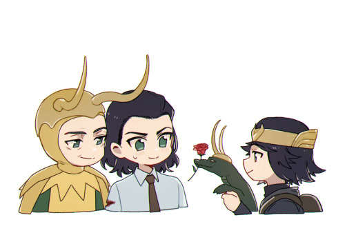 sylkilover: murdermuffinloki: Aligator Loki: *growls*Loki: Wh-why is it giving me a flower? What is 