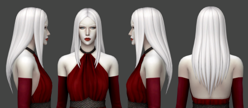 carmilla hair☽  compatible with my evangeline root acc (here)☽  absolutely based on carmilla from ca