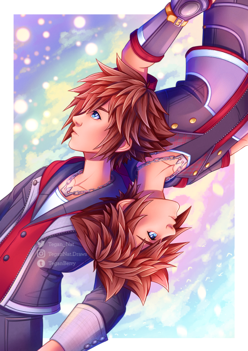 Is any of this for real? Or not?I had to draw Sora’s Kingdom Hearts 3 and 4 designs together. 