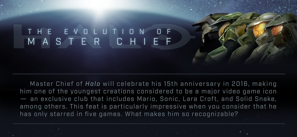 Halo The Evolution Of Master Chief Infographic