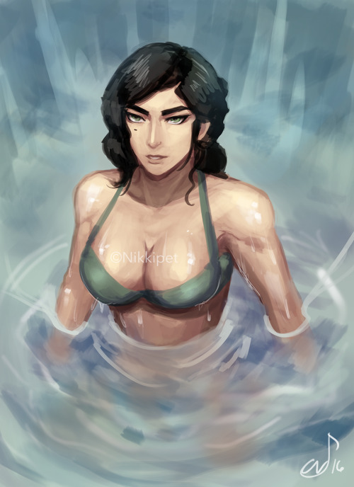 nikkipet: Wasn’t really sure where I wanted to go with this, but here’s a quick painting