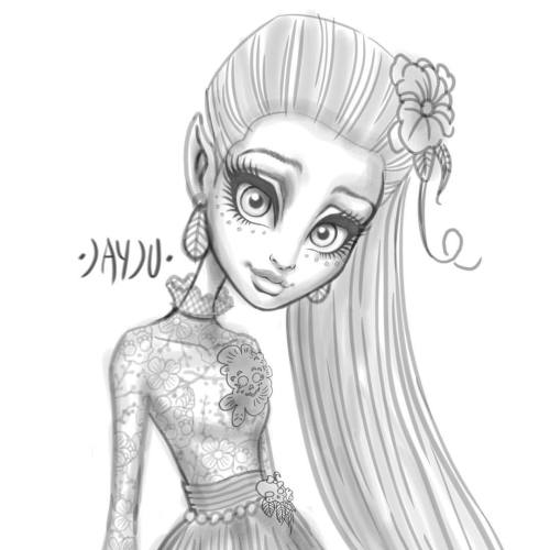 Jane Boolittle sketch from a few of years ago. #janeboolittle #jayju #monsterhigh #monsterhighdolls 