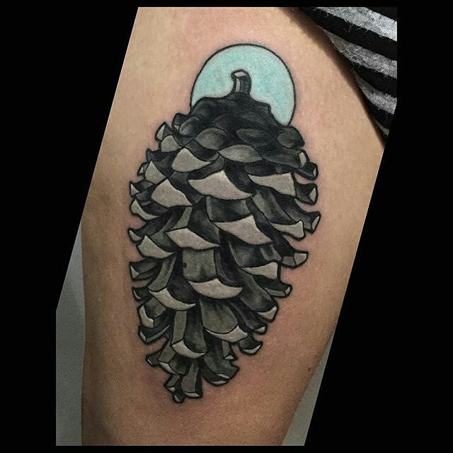 17 Pinecone Tattoos for People Who Love Nature  Moms Got the Stuff