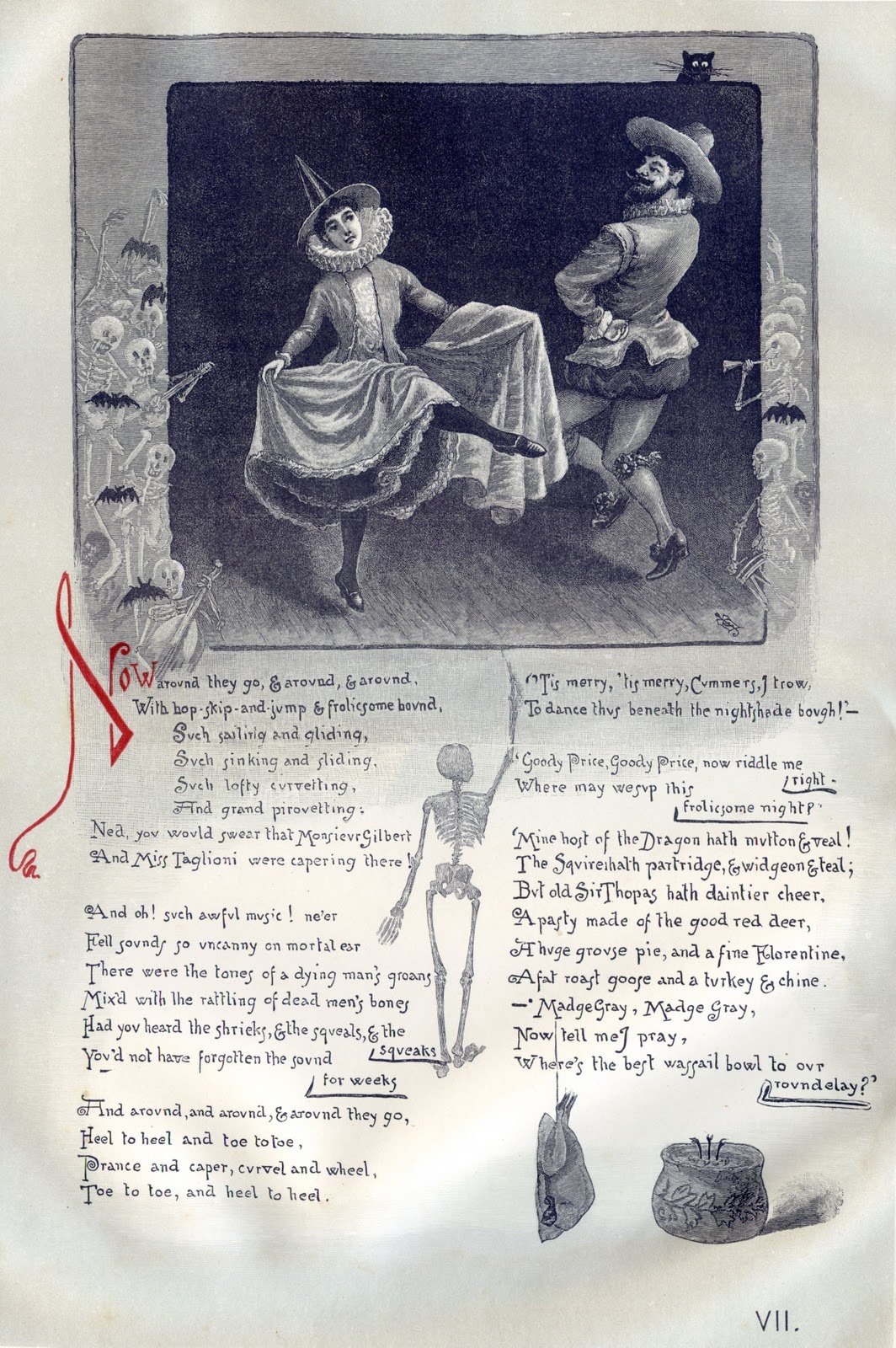 tenebrum:    Thomas Ingoldsby ‘The Witches Frolic’ (with illustrations by Ernest