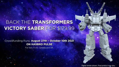 HasLab Crowdfunded Transformers Victory Saber.