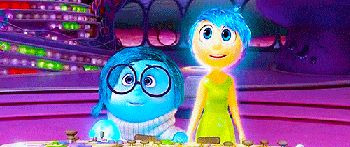 musicalhog:  “Sadness, it’s up to you.”“Me? I can’t, Joy.”“Yes you can. Riley needs you.” 
