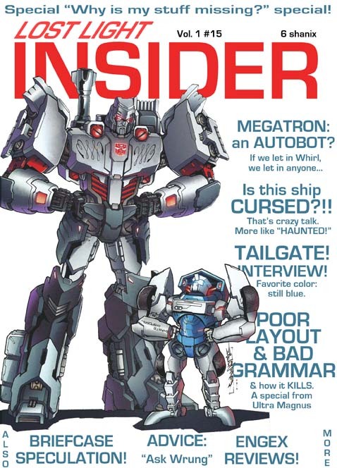 lostlightinsider:  Lost Light Insider covers!  Gotta catch ‘em all! Source 