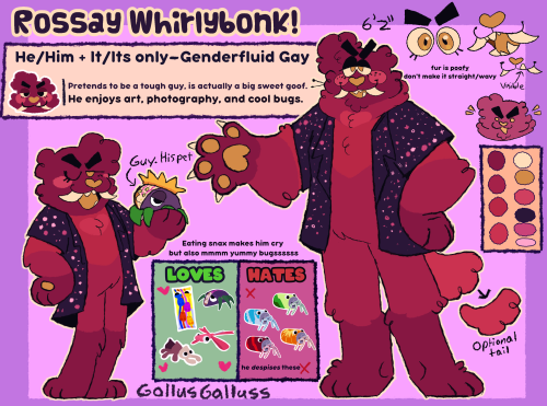 made a new ref for him, my silly goofy guy