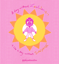 dresdoodles:  ☀️☀️☀️☀️☀️☀️☀️☀️☀️☀️☀️☀️Happy 𝓛𝓮𝓼𝓫𝓲𝓪𝓷 Day of Visibility!!!!!!💗💗💗💗💗💗💗💗💗💗💗💗Sending love to my lesbian siblings!!! I hope you all have