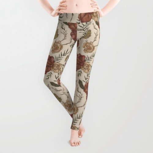 Society6 now offers leggings, so I added a few patterns and illustrations to my page. You can take $