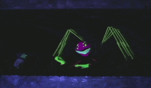 formaldehyde-frogs: Barayas the Spider in “Razia’s Shadow: A Puppet Rock Opera&rdqu