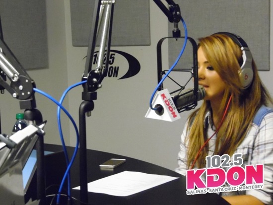 jasminev-news:  October 2nd: HQ pictures of Jasmine at 102.5 KDON radio 
