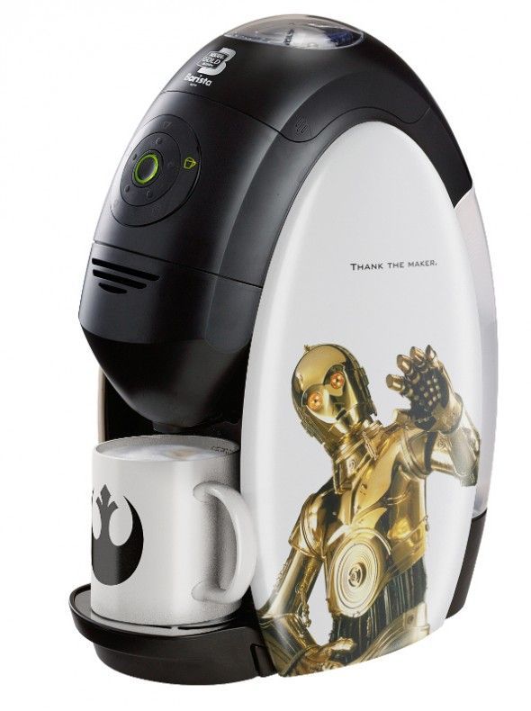 sweetestesthome:  Nestle To Release Limited Edition Star Wars Branded Coffee MachinesClick