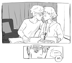 hoodleehoo:  Souyo comic I made for Em (big surprise). CONT under the cut! Read More  I love your beautiful Souyo comics&hellip;&hellip;. Souji looks so wrecked with confessions feelings, it&rsquo;s amazing