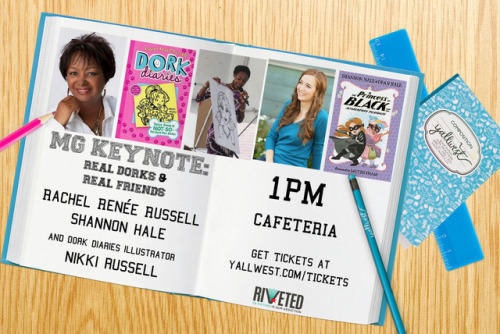Did you know Dork Diaries illustrator Nikki Russell will be live drawing members of the audience at 