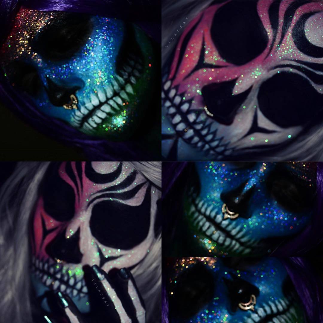 socialpsychopathblr:  Makeup artist: Sandra (Lilac Bat) 