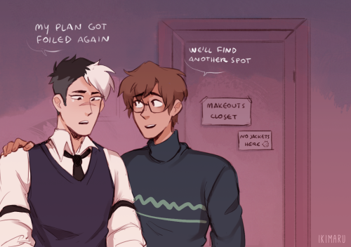 don’t make out in closets, Shiro WILL know if you do 👀