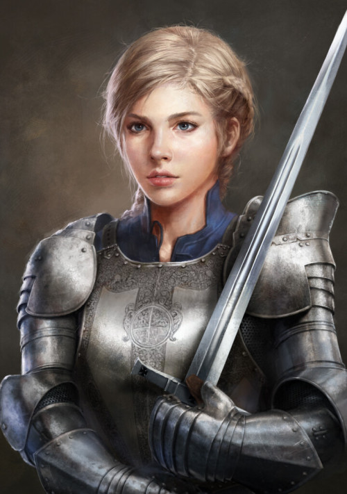  Female Knight by Seung Chan Hong