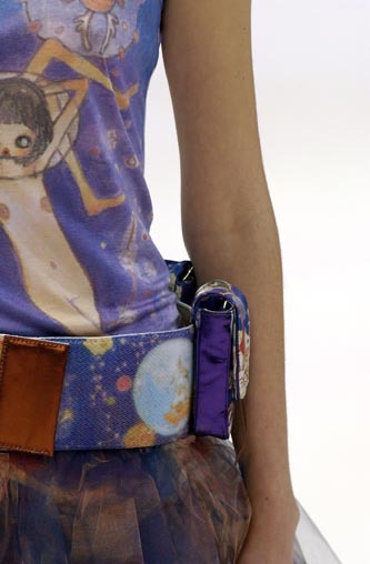 Details From The Issey Miyake X Aya Takano 2004 Fall, Winter Show From Paris Fashion Week