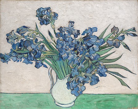 nuance:   Irises,1890 Vincent van Gogh