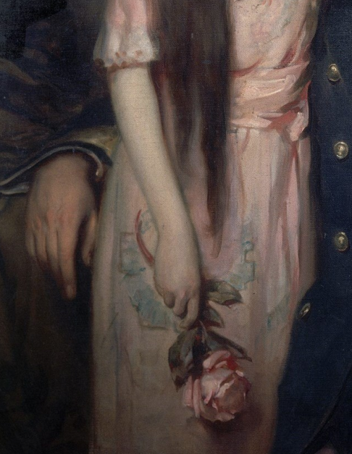 detailsofpaintings:Unknown artist, Portrait of Archduke Franz Ferdinand of Austria and his daughter 