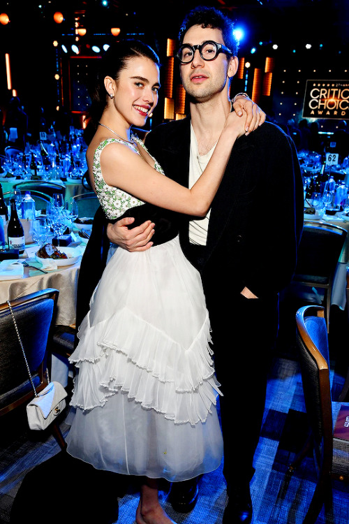 dinah-lance: Margaret Qualley and Jack Antonoff with Champagne Collet & OBC Wines as they celebr