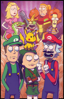 retrogamingblog:  Rick and Morty Smash Bros