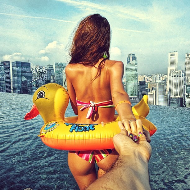 weasleyandpotter:   Creative instagrammer Murad Osmann. A bit speechless here…