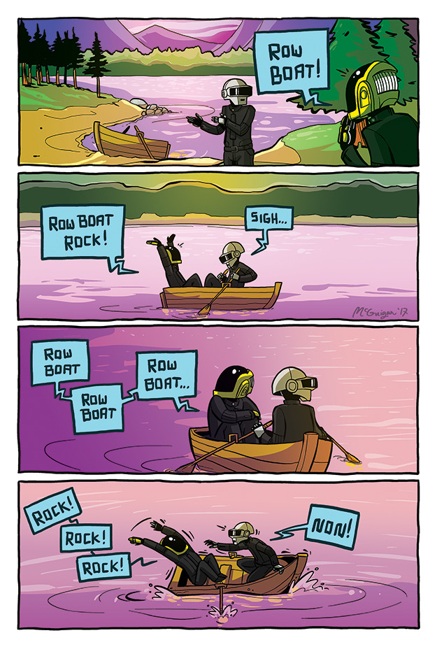 mattmcguigan:Here is my very silly submission to the Daft Zine! Preorders are open