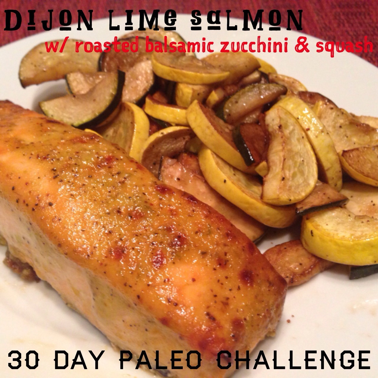 I started http://www.robinssweetconfessions.com/wp/category/paleo-challenge/ 30 day paleo challenge yesterday and so far it’s been great! Dinner tonight was especially delicious. I used her recipe only I baked mine in the oven and didn’t use a cedar...