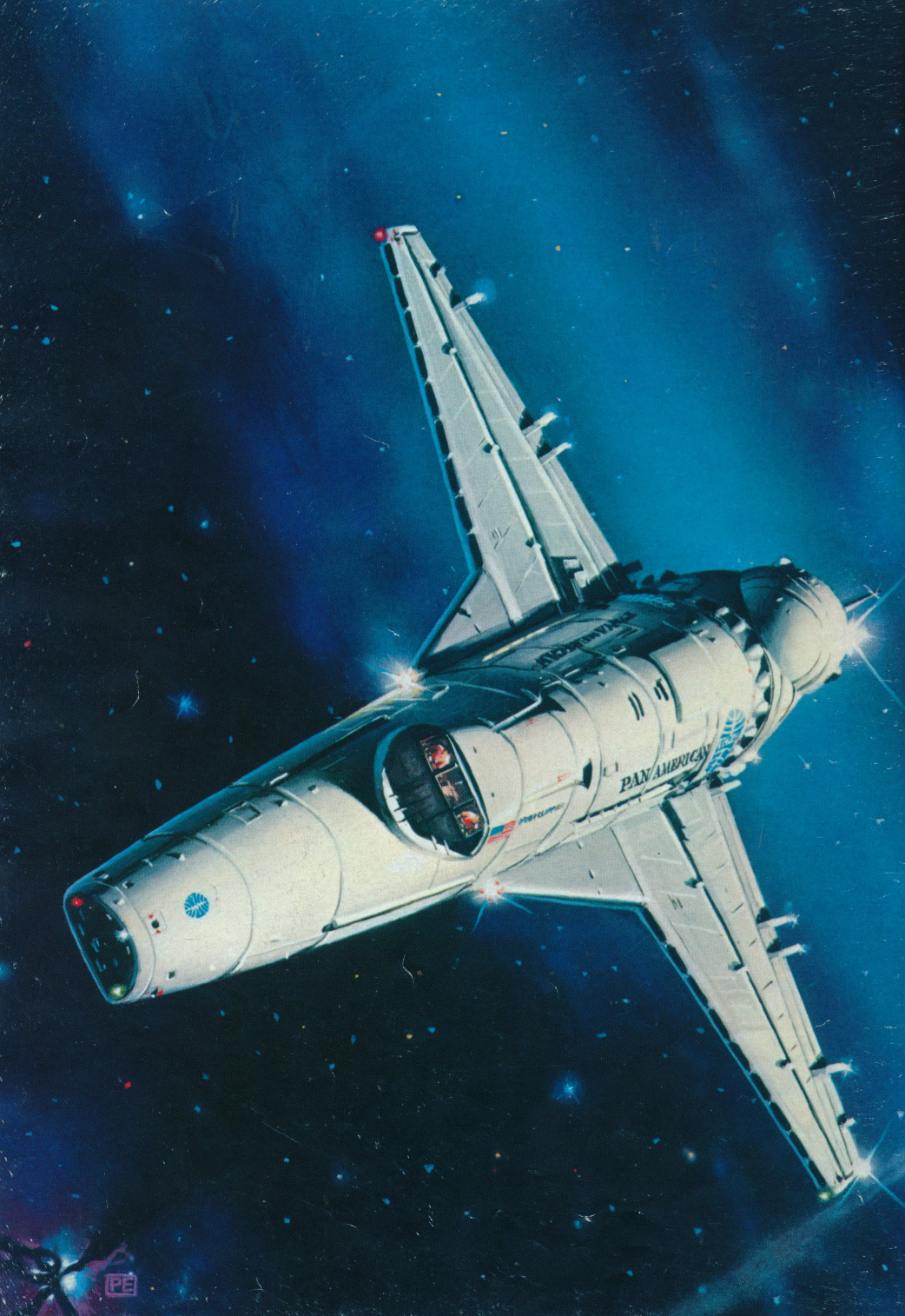 martinlkennedy:
“ Beautiful Peter Elson artwork for the 1976 Arrow Books reprint of 2001 A Space Odyssey
”