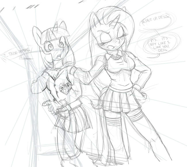 Oh Trixy, stay just as tsundere as always. Happy Valentine&rsquo;s day (even