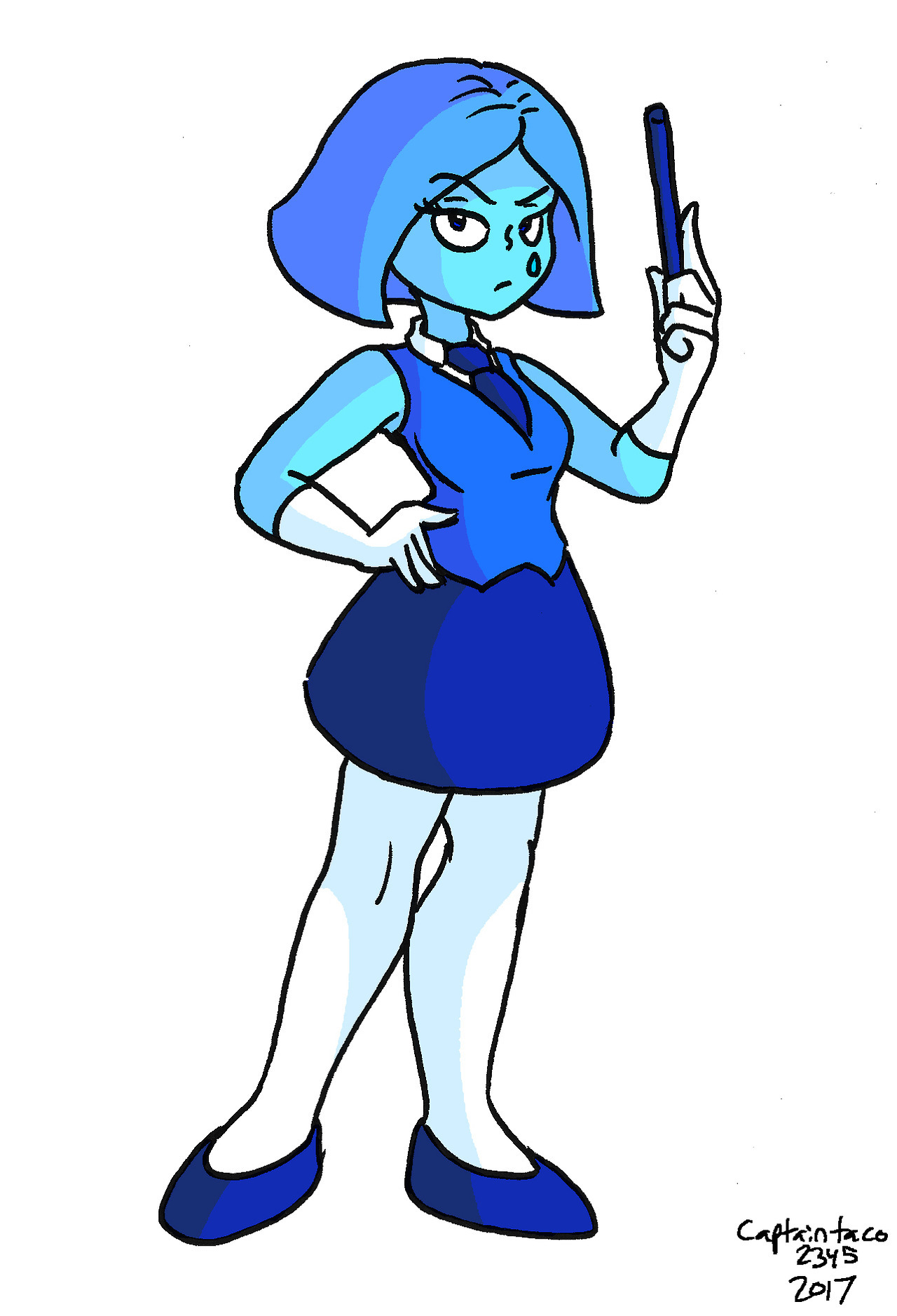 Aquamarine from Steven Universe. When I first saw Aquamarine, I hoped she be a new