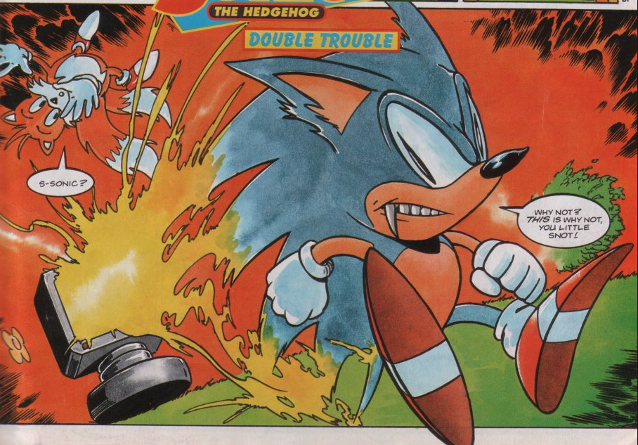 Comic of Fleetway Sonic  Sonic the Hedgehog! Amino