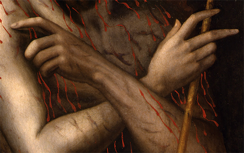 speciesbarocus:Giovanni Antonio Lappoli - Christ Flagellated. #aest#cw: blood#q