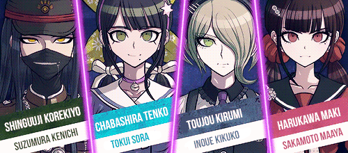 nagittos:  New Danganronpa V3 Students & Voice Actors 
