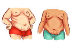 masterofchub: colored some doodles because