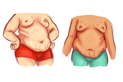 masterofchub: colored some doodles because adult photos