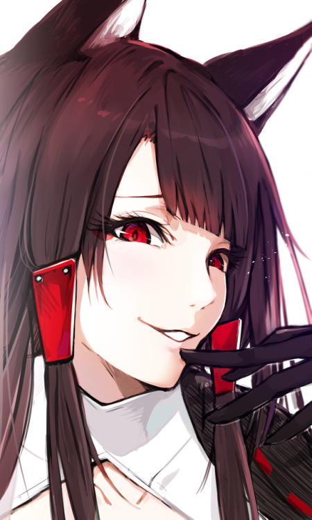 aku-no-homu:重桜のヤンデレ九尾さん by artist ＼絶望的人生／ (@svrth_891)