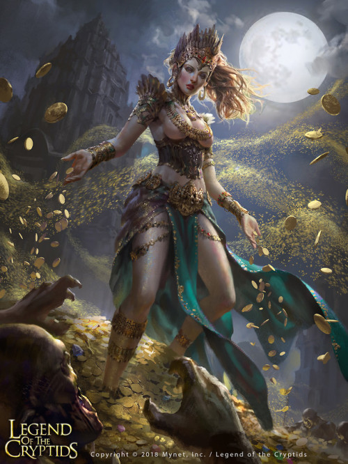 (Golden Heaps) Wealthdancer Deleyna Wisnu Tan https://www.artstation.com/artwork/1nEXbq