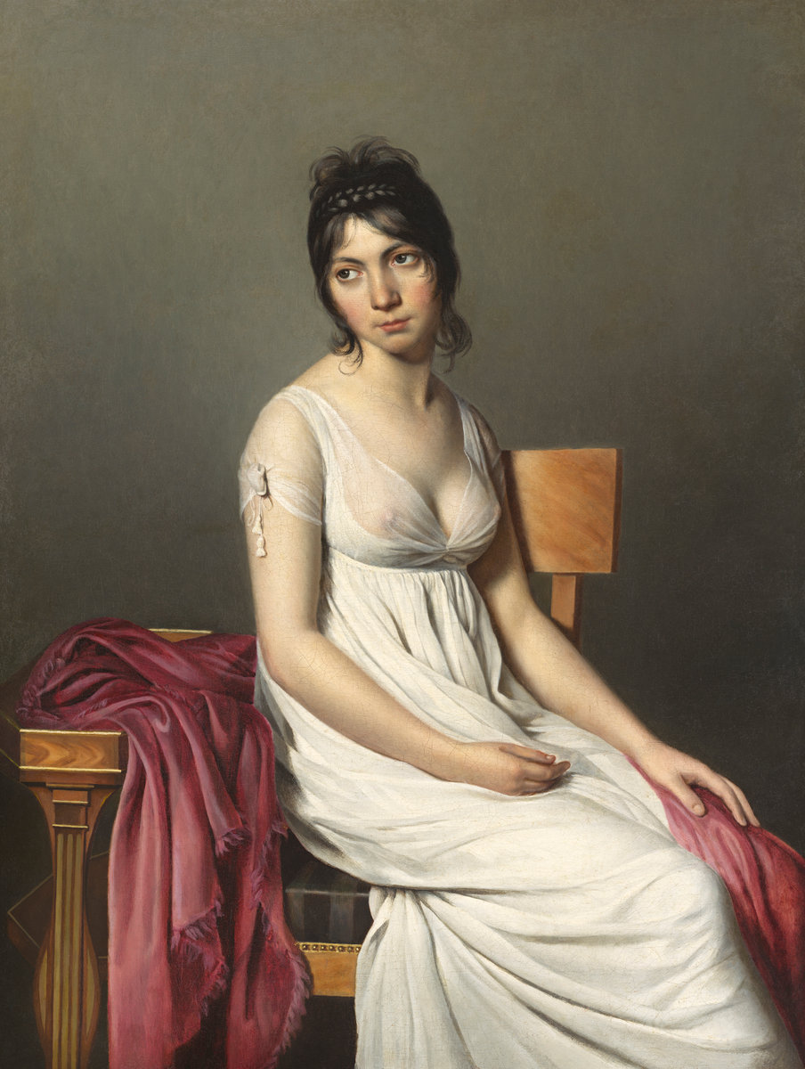 thisblueboy:  Jacques-Louis David (Paris 1748-1825 Brussels), Portrait of a Young