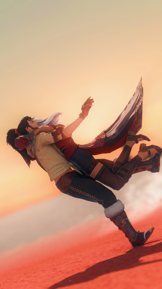 now that I’m awake, here’s an extra to that other Thavnair picture. :3c Kiri tackling Hien because she missed him so much. He’s going to bust his ass on that fall tho  #|| Tiger Prince & the Stray #hien rijin#ffxiv#ff14 #final fantasy xiv  #hien x wol #lord hien #hien x kiri #kiri #kiri uses spineshatter dive  #ITS SUPER EFFECTIVE