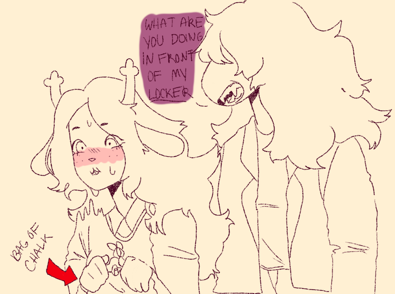 todokay:  Lesbian culture is giving chalk to the girl u love