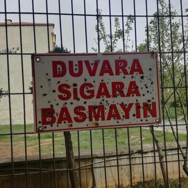 DUVARA
SİGARA
BASMAYIN