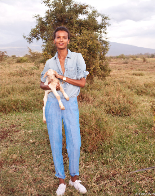 chickwebster:Liya Kebede in Tanzania for J. Crew